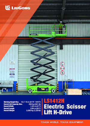 Scherenbühnen auf Rädern Liugong LS1412H