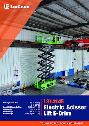 Scherenbühnen auf Rädern Liugong LS1414E