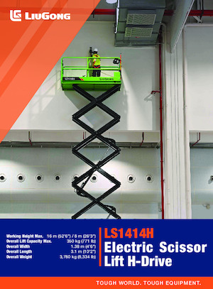 Scherenbühnen auf Rädern Liugong LS1414H