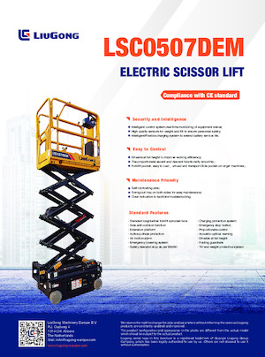 Scherenbühnen auf Rädern Liugong LSC0507DEM