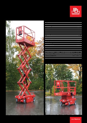 Scherenbühnen auf Rädern PB PB ECo S78-7EC