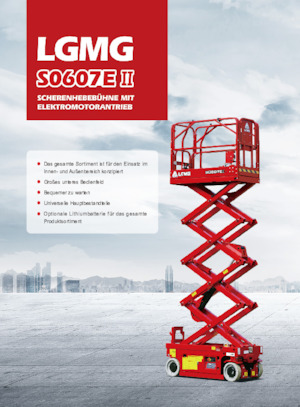 Scherenbühnen auf Rädern LGMG  S0607EII