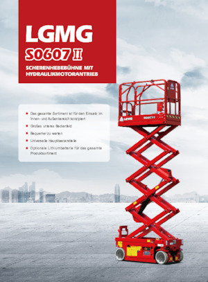 Scherenbühnen auf Rädern LGMG  S0607II