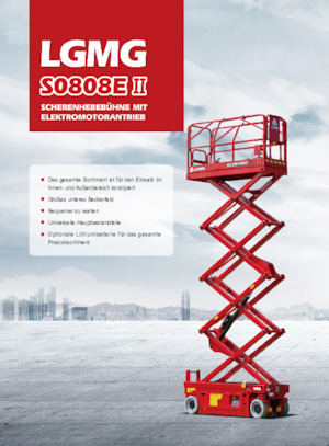 Scherenbühnen auf Rädern LGMG  S0808EII