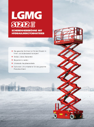 Scherenbühnen auf Rädern LGMG  S1212II 