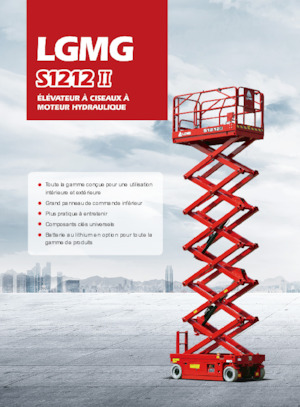 Scherenbühnen auf Rädern LGMG  S1212II 