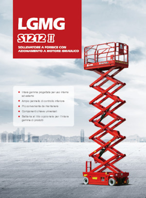 Scherenbühnen auf Rädern LGMG  S1212II 