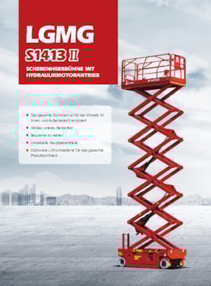 Scherenbühnen auf Rädern LGMG  S1413II-Li