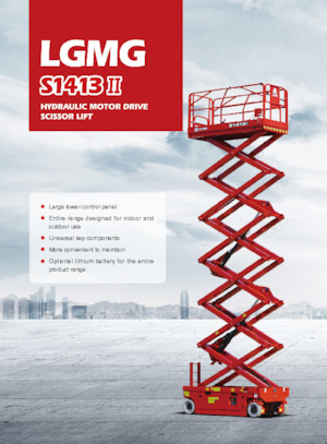 Scherenbühnen auf Rädern LGMG  S1413II-Li