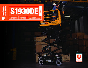 Scherenbühnen auf Rädern Liugong S1930DE