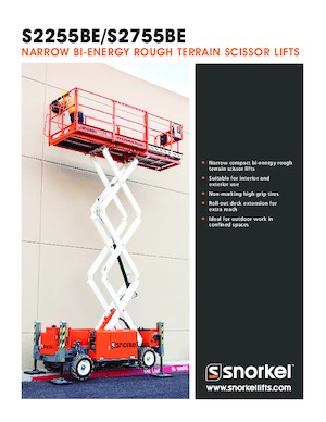 Scherenbühnen auf Rädern Snorkel S2755BE