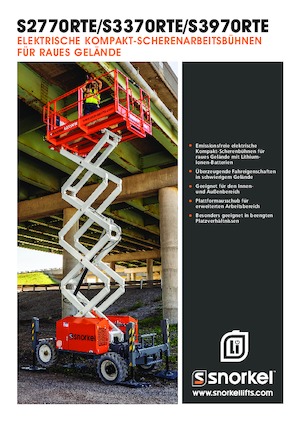 Scherenbühnen auf Rädern Snorkel S3370RTE