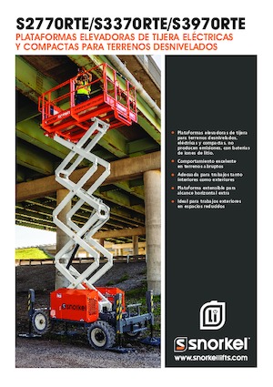 Scherenbühnen auf Rädern Snorkel S3370RTE