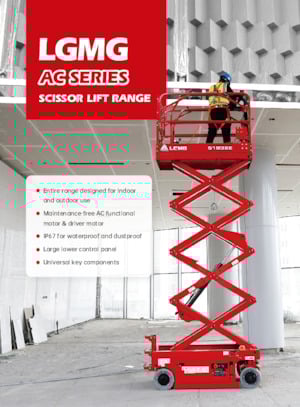 Scherenbühnen auf Rädern LGMG  S4650E