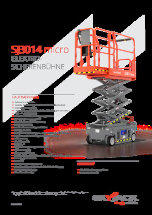 Scherenbühnen auf Rädern Skyjack SJ3014 