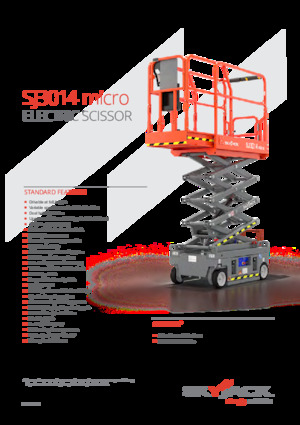 Scherenbühnen auf Rädern Skyjack SJ3014 