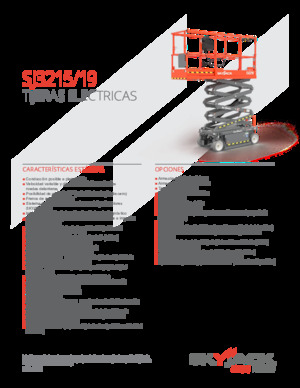 Scherenbühnen auf Rädern Skyjack SJ3219 