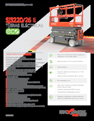 Scherenbühnen auf Rädern Skyjack SJ3226E