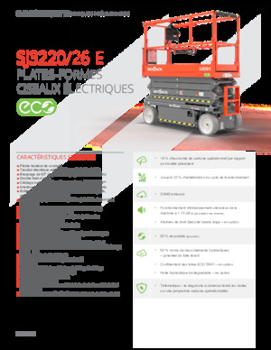 Scherenbühnen auf Rädern Skyjack SJ3226E