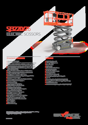 Scherenbühnen auf Rädern Skyjack SJ3226 