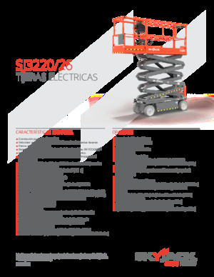 Scherenbühnen auf Rädern Skyjack SJ3226 