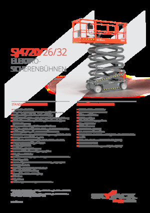 Scherenbühnen auf Rädern Skyjack SJ4732 