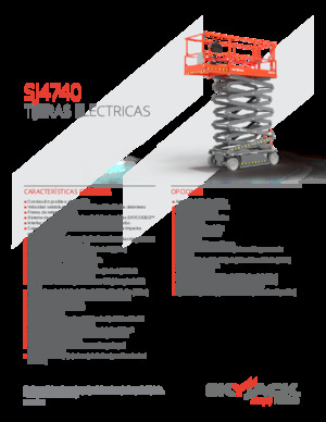 Scherenbühnen auf Rädern Skyjack SJ4740 