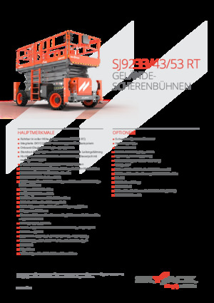 Scherenbühnen auf Rädern Skyjack SJ9233 RT