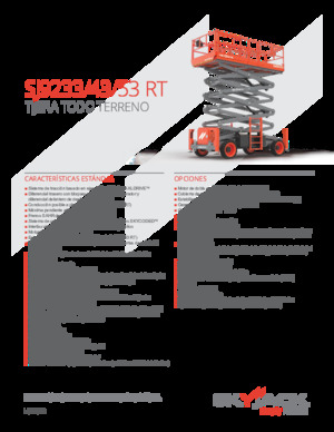 Scherenbühnen auf Rädern Skyjack SJ9233 RT