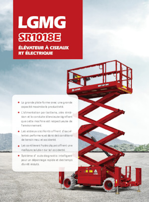 Scherenbühnen auf Rädern LGMG  SR1018E