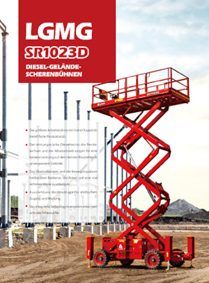 Scherenbühnen auf Rädern LGMG  SR1023D