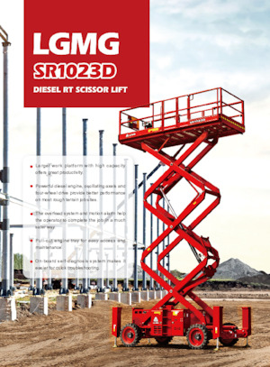 Scherenbühnen auf Rädern LGMG  SR1023D