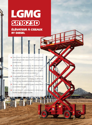 Scherenbühnen auf Rädern LGMG  SR1023D