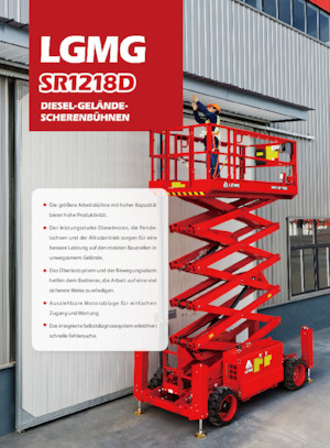 Scherenbühnen auf Rädern LGMG  SR1218D