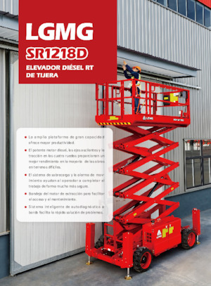 Scherenbühnen auf Rädern LGMG  SR1218D