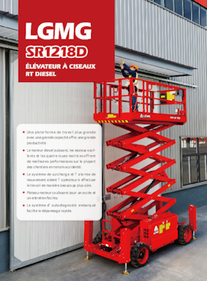 Scherenbühnen auf Rädern LGMG  SR1218D