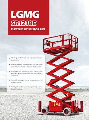 Scherenbühnen auf Rädern LGMG  SR1218E