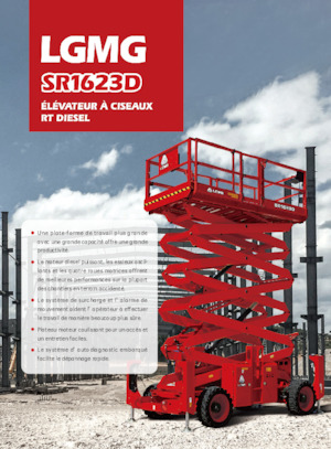 Scherenbühnen auf Rädern LGMG  SR1623D