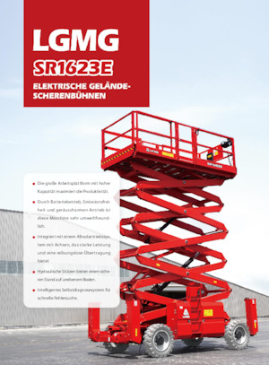 Scherenbühnen auf Rädern LGMG  SR1623E