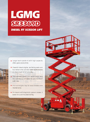 Scherenbühnen auf Rädern LGMG  SR3369D