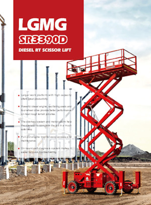 Scherenbühnen auf Rädern LGMG  SR3390D