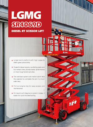 Scherenbühnen auf Rädern LGMG  SR4069D