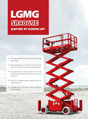 Scherenbühnen auf Rädern LGMG  SR4069E