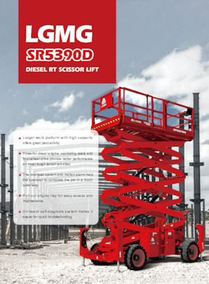 Scherenbühnen auf Rädern LGMG  SR5390D