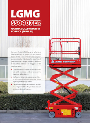 Scherenbühnen auf Rädern LGMG  SS0407ER 