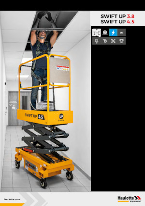 Scherenbühnen auf Rädern Haulotte Swift Up 3.8