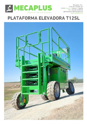 Scherenbühnen auf Rädern Mecaplús T12SL