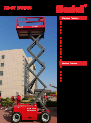 Scherenbühnen auf Rädern Mantall XE140RT