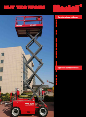 Scherenbühnen auf Rädern Mantall XE140RT