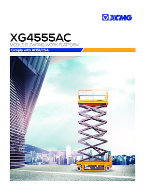 Scherenbühnen auf Rädern XCMG XG4555AC 